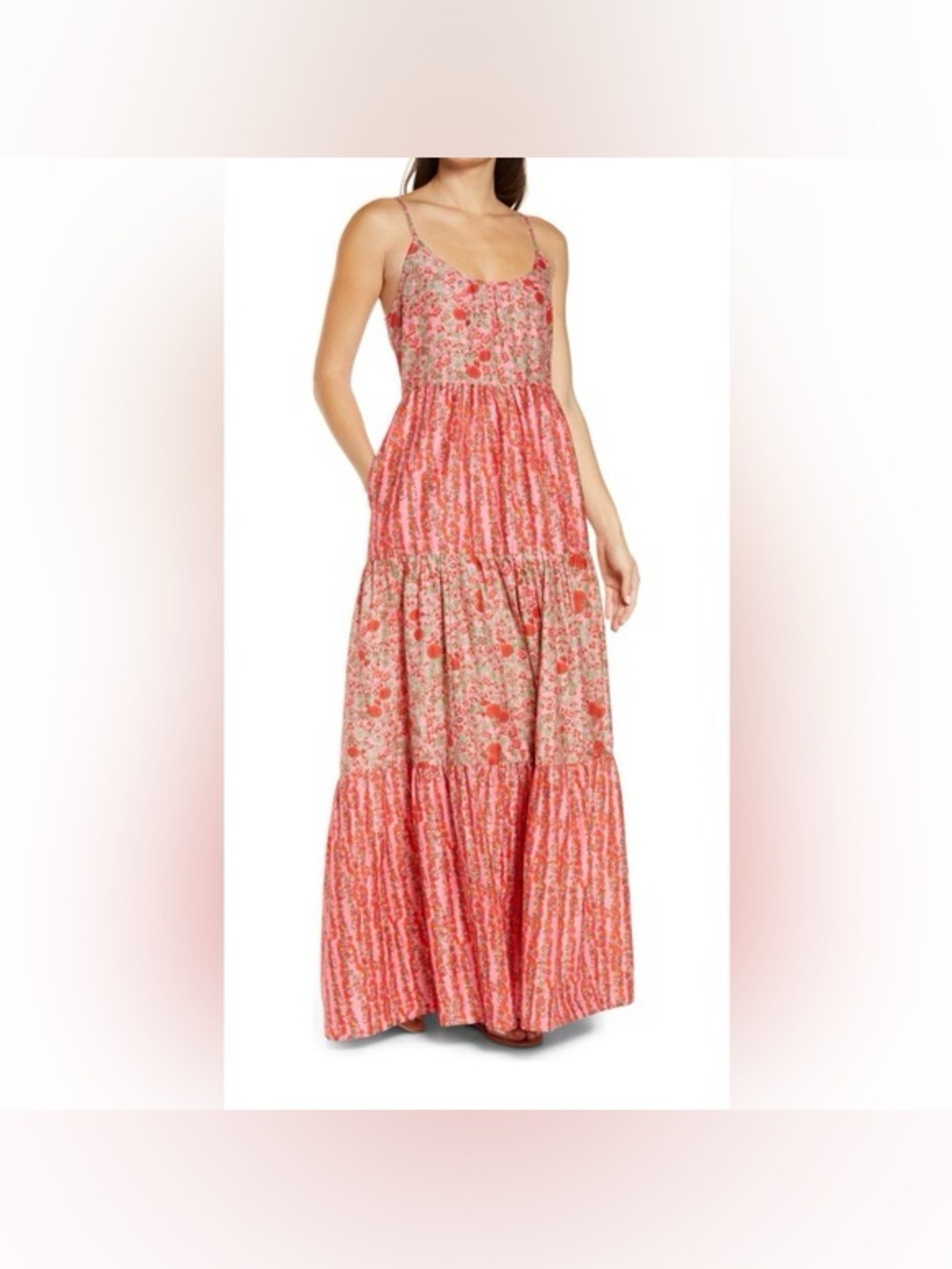 Roller Rabbit Rhody Dakota Silk Blend Maxi Sz M